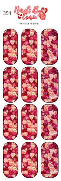 #354 Roses - Full Cover Decals