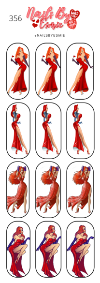 #356 Jessica Rabbit - Full Cover Decals