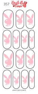 #357 Baby Pink Playboy - Full Cover Decals