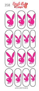 #358 Hot Pink Playboy - Full Cover Decals