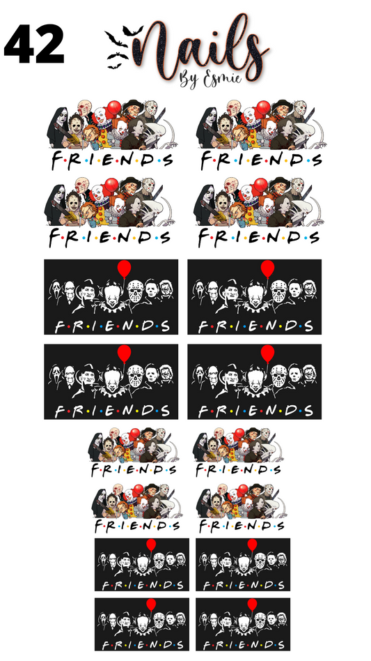 #42 Friends Horror Characters